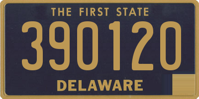 DE license plate 390120