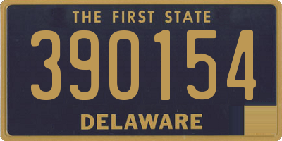 DE license plate 390154