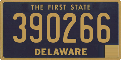DE license plate 390266