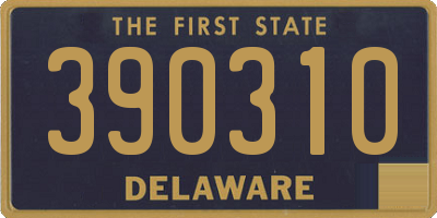 DE license plate 390310