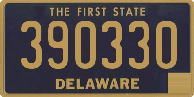DE license plate 390330