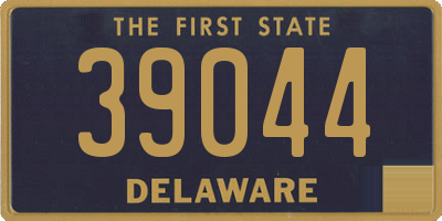 DE license plate 39044
