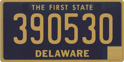 DE license plate 390530
