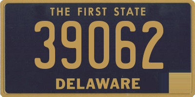 DE license plate 39062