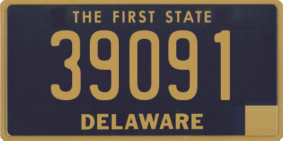 DE license plate 39091
