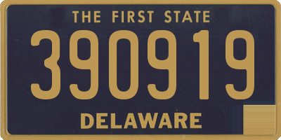 DE license plate 390919