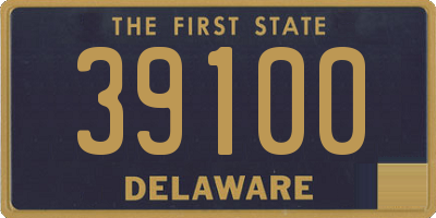 DE license plate 39100