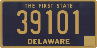 DE license plate 39101