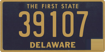 DE license plate 39107