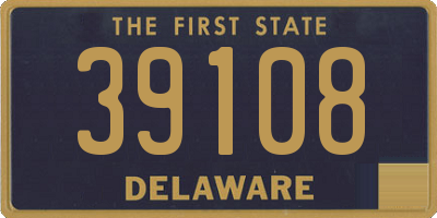 DE license plate 39108