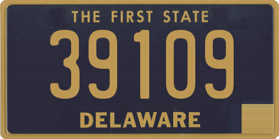 DE license plate 39109