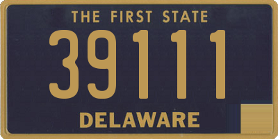 DE license plate 39111