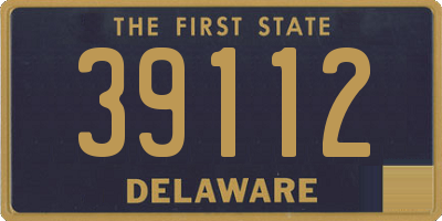 DE license plate 39112