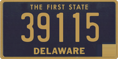 DE license plate 39115