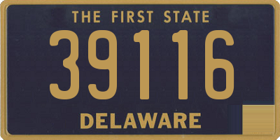 DE license plate 39116