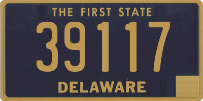 DE license plate 39117