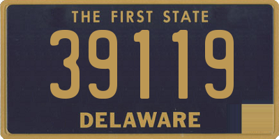 DE license plate 39119