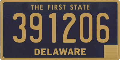 DE license plate 391206