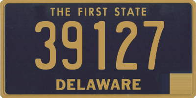 DE license plate 39127