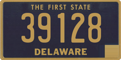 DE license plate 39128