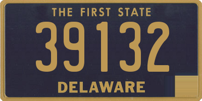 DE license plate 39132