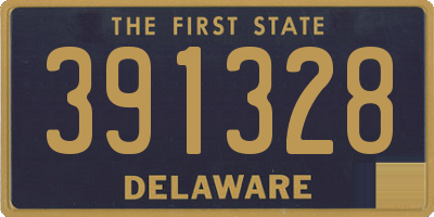 DE license plate 391328