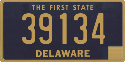 DE license plate 39134