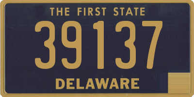 DE license plate 39137