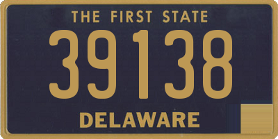 DE license plate 39138