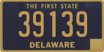 DE license plate 39139