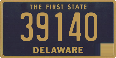 DE license plate 39140