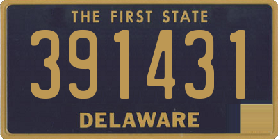 DE license plate 391431