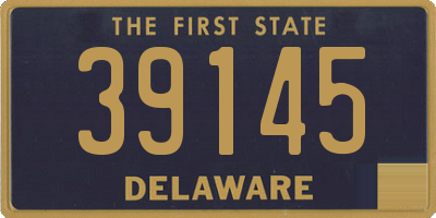 DE license plate 39145