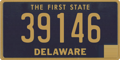 DE license plate 39146