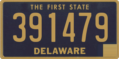 DE license plate 391479