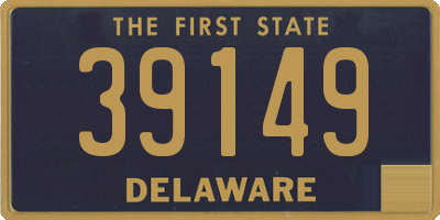 DE license plate 39149