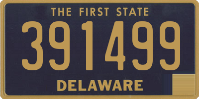 DE license plate 391499