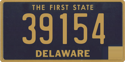 DE license plate 39154