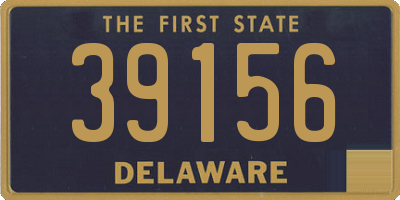 DE license plate 39156