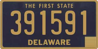 DE license plate 391591
