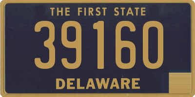 DE license plate 39160