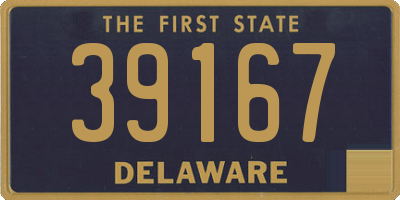 DE license plate 39167