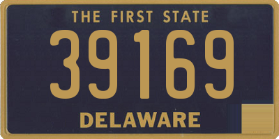 DE license plate 39169