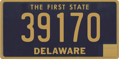 DE license plate 39170