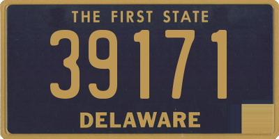 DE license plate 39171