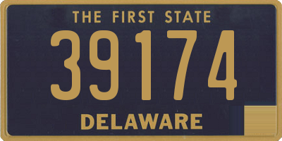 DE license plate 39174