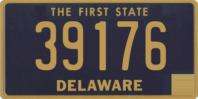 DE license plate 39176