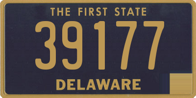 DE license plate 39177