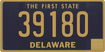 DE license plate 39180