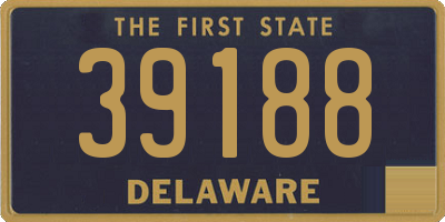 DE license plate 39188